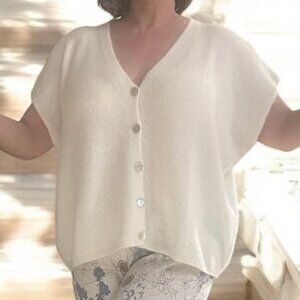 Alpaca v-neck sweater top